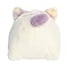 Aurora® Adorable Spudsters™ Cassie Daisy Cat™ Stuffed Animal - Round Shape Makes for Comforting Cuddles - Perfect for Kids All Ages and Animal Loving Adults - Purple 10.5 Inches