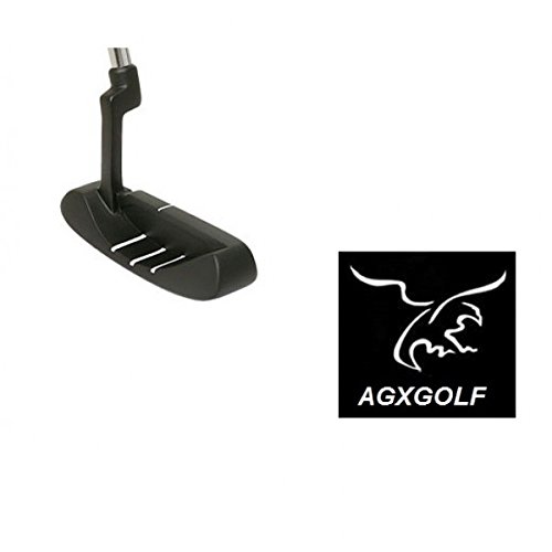 AGXGOLF ACCUPOINT Series Flange Pputter: Ladies Petite Length (43 inch); CNC Milled w/Contour Grip, USA Built