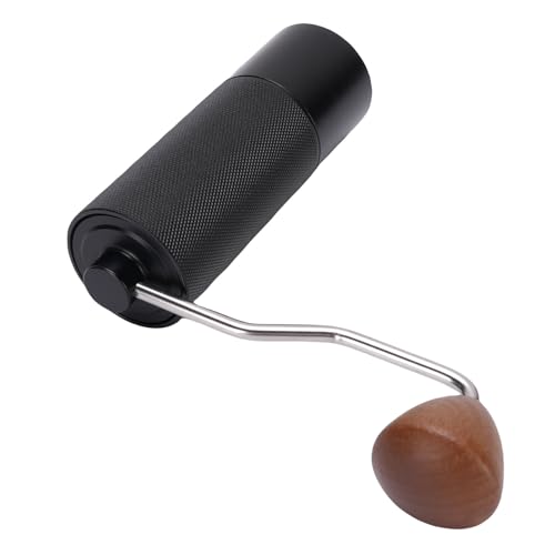 Jiawu Manual Coffee Grinder Conical Burr Durable for Coffee Lovers 25g Capacity Perfect for Home and Travel Stainless Steel