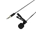 Sabrent Microfono Lavalier a Condensatore Omnidirezionale con Clip Nero (AU-SMCR)
