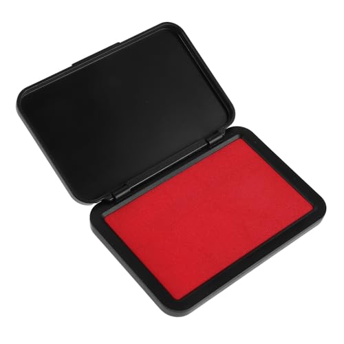 Lurrose Almohadilla de Tinta Esponja Plástica de Secado Rápido para Sellos y Manualidades para Cartas y Documentos en Actividades Escolares Oficina