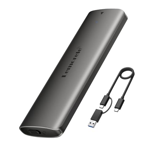 Aluminum M.2 NVMe Enclosure,USB 3.2 Gen2 10Gbps...