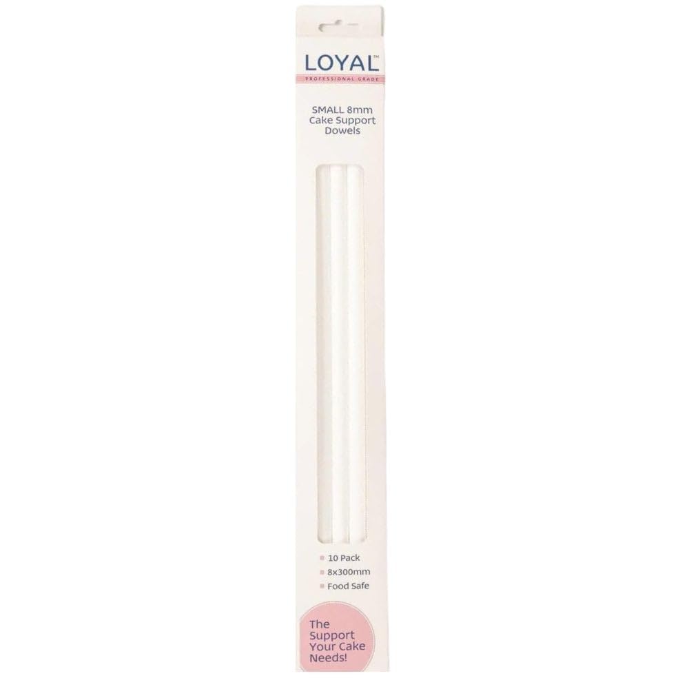 LOYAL Small Cake Dowels Heavy Duty x 10, Weiß