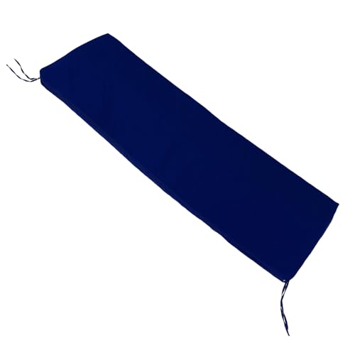 Coussin de banc d'extérieur Aramox imperméable 120x42x8 cm avec housse amovible - 3