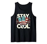 Stay Cool Patriotic Ice Cream Stick American Flag