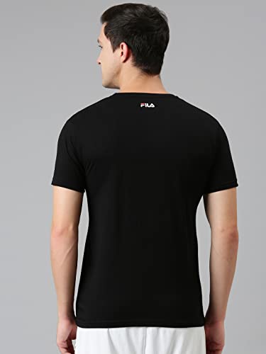 Image of FILA Men's Solid Straight T-Shirt