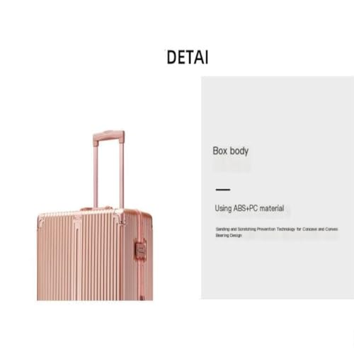 PANKERS Suitcase Fashionable Aluminum-magnesium Alloy Trolley Case, Aluminum Frame Suitcase, Universal Wheel Boarding Case Suitcases4