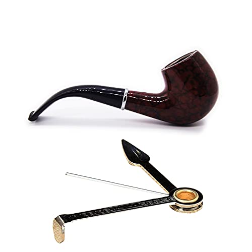 Pipe à tabac 3 en 1 avec outil de nettoyage amovible pour vos amis (13 cm)