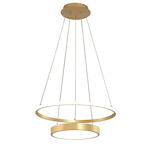Suspension LED moderne avec suspensions rondes en acrylique - 2