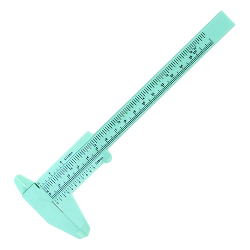 OUNONA Gauge Digital Calipers Caliper Tool Digital Micrometer Mini Calipers Depth Micrometer Outside Caliper Pocket Caliper Manual Body Fat Caliper Outside Micrometers Light Green