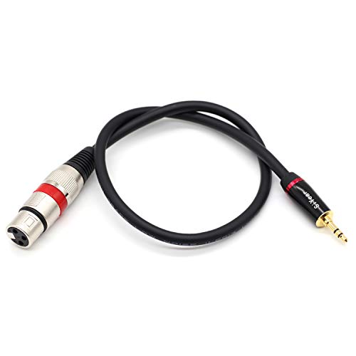SiYear 3,5 mm Mini-Klinkenstecker Stereo auf XLR-Buchse, Mikrofonkabel, unsymmetrisch, 0,3 cm auf XLR-3-polig… - Image 7