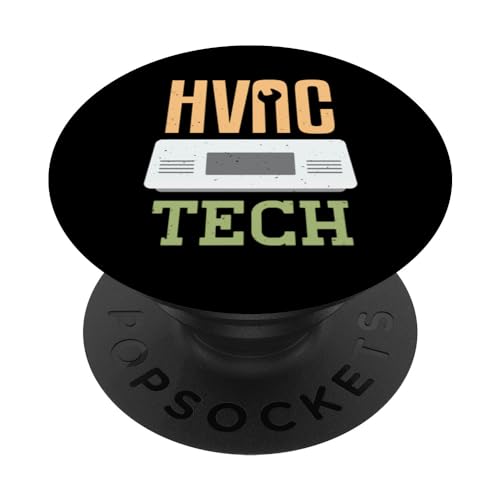 Hvac Tech Technician Profession Installer Hvac PopSockets Standard PopGrip