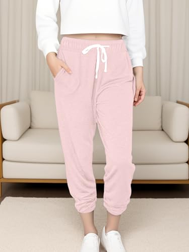 Women Baggy Sweatpants with Pockets Lounge Womens Pajama Pants Female Trouser