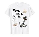 Inicio Es Donde La Playa Es Náutica Camiseta
