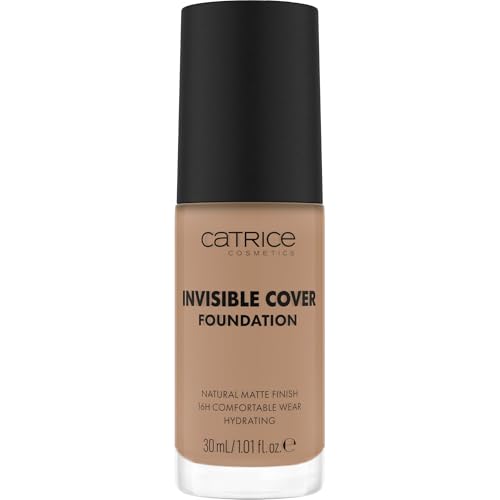 Catrice Cosmetics Base Invisible Cover, hidratar/humectar, de larga duración, matificante, natural, mate, 30 ml