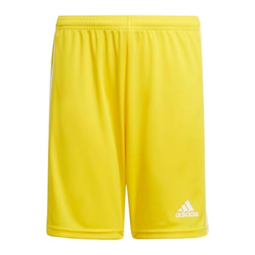adidas boys Squad 21 Shorts Team Yellow/White Large