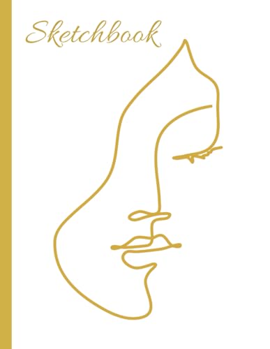 Sketch Book for Girls: Fashion Line Art Background. Large Blank Sketchbook for Girls, Teens, Women, Notebook For Fashion, Drawin