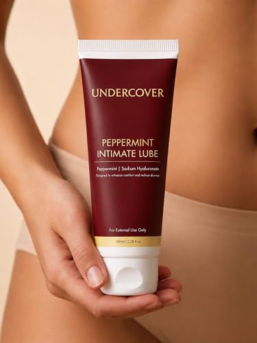 Image of Undercover By ZeroKaata Peppermint Water Based Lube For Men and Women (100 ml)