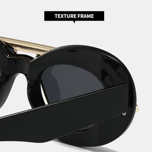 Lunettes de soleil œil de chat rétro avec verres de protection UV400 - 5