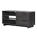 South Shore 10374 Stand with Drawers for TVs up to 55'', Gray Oak