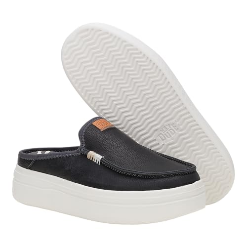 Image of HEYDUDE Women's Austin Lift Platform Mule | Casual Slip-On Shoes | Lightweight, Comfortable, Stylish Everyday Footwear