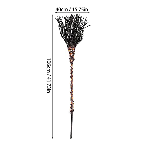 Hyuiyyeaa Christmas Balls Set Pre-Lit Decorations Led Holiday Flag Broomsticks Lights Halloween Home Decor Ornament Personalized (As Shown, One Size) #TOP6