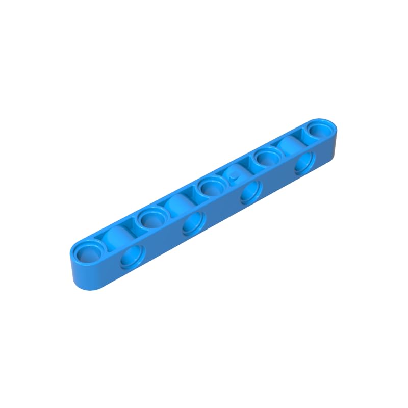GDS-1593 9 Hole Steering Beam 10PCS Compatible with Lego Toy DIY Parts and MOC Components for Major Brick Brands Color:Dark Azure