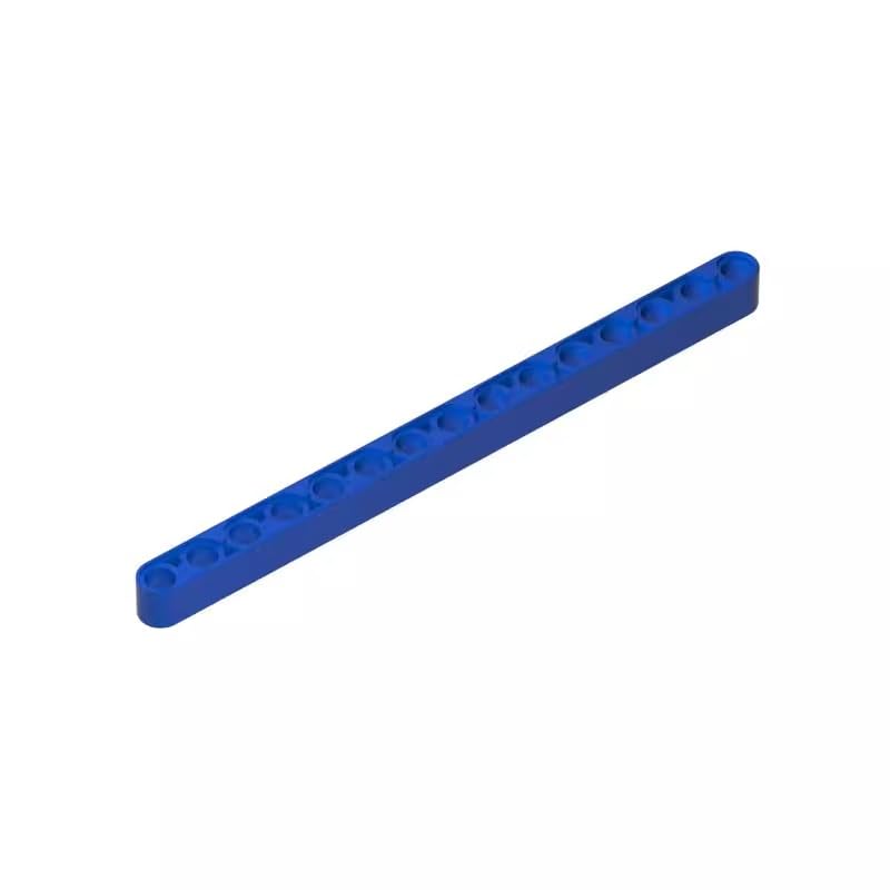 BrickBuddy Gobricks GDS-668 Technic Beam 1 x 15 Thick 10PCS Compatible with Lego Toy 64871 32278 DIY Parts and MOC Components for Major Brick Brands Color:Blue 23
