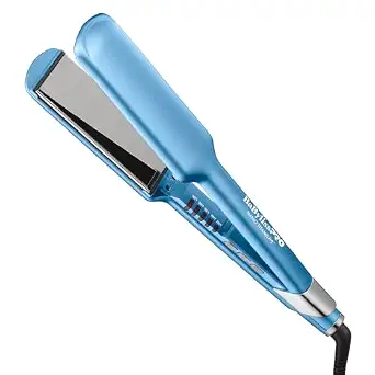 BabylissPRO Nano Titanium Ultra-Sleek Hair Straightener, Flat Iron for All Hair Types