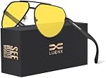 LUENX Aviator Sunglasses for Men Pilot Polarized | UV400 & Anti-Glare Driving