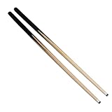 TGA Sports 36' Wooden Billiard House Cue Sticks Shorty Cues Pool Cues for Kids Hardwood Billiard Cue Sticks 11mm Glue-on Tips,Set of 2