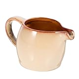 Gatuida Pichet à Crème En Céramique 300ml Avec Poignée Et Bec Verseur Pot à Crème RÃ...