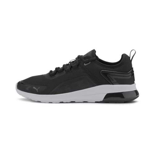 Image of PUMA Unisex's Electron Street Era Black-Dark Shadow White Running Shoe (37412601) (11 UK), Puma Black-Dark Shadow-Puma White