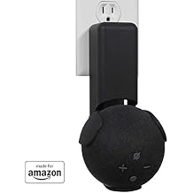 Made For Amazon Outlet Hanger, Black, for Echo Dot 4th generation