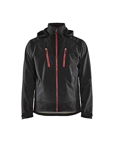 Blaklader 47492513 veste à coque souple noir rouge taille M idéale pour travailler sur chantier