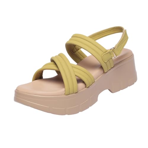 Image of MONROW Fancy and Stylish Trendy and Lightweight Casual Regularwear Vegan Flatform For Women and Girls