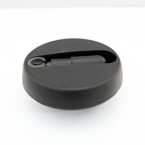 Volante de plástico de 80 mm con mango abatible 12x80 para tornos y maquinaria 3