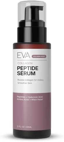Eva Naturals Collagen Peptide Serum for Face, Multi-Peptide Complex, 2 oz