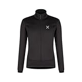 MONTURA Pulse Maglia, Felpa Full Zip in Pile Tecnico da Uomo per Outdoor e Tempo Libero (IT, Testo, XXL, Regular, Regular, Nero)