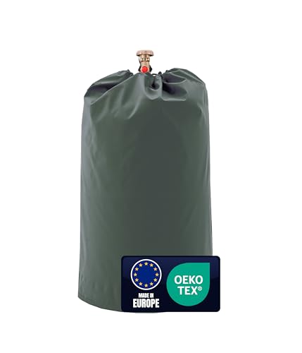 Cover Solutions® Gasflaschen Abdeckung 5kg Grün | pflegeleicht Dank Easy-Clean-Oberfläche | robust, wetterfest & UV-beständig Gasflaschen Schutzhülle | Öko-Tex Zertifiziert & Made in Europe