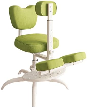 Ergonomic Kneeling Chair with Backrest, Adjustable 45-55cm, High Resilience Sponge, Perfect for Home Office, Study, and Work Comfort (Color 1)