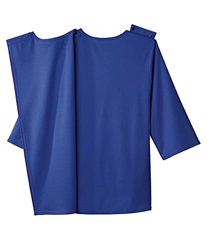 Women’s Open Back Adaptive Embroidered Neckline Design Top for Seniors - 3/4 Long Sleeve Scoop Shirt2