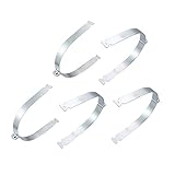 Ruilogod 5Pcs Rigid Steel Conduit Strut Mounted Clamp for 200mm Nominal Diameter Tube (id: 0bd 97e aaf 337 5a7