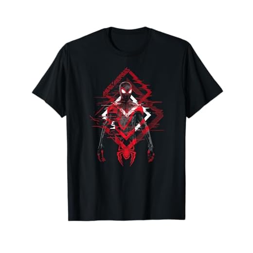 Marvel Spider-Man: Miles Morales Game Spidey Glitch Camiseta