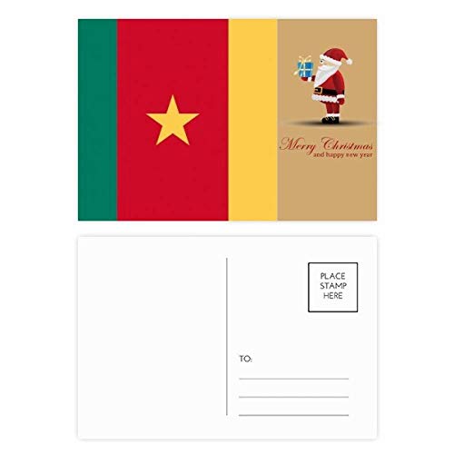 Carte postale drapeau Cameroun idéale pour décorer une fête