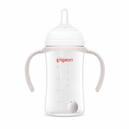 Pigeon Softouch Step-Up Polypropylene Straw Nipple Bottle Set, 240 ml Capacity - Image 5