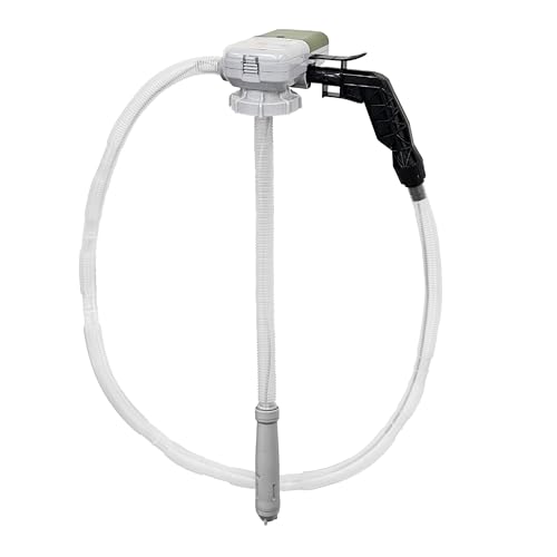 [LITE DELIGHT] Portable Transfer Pump w/Auto-Stop Overfill Protection for Fuel, Water & More, 2.4 GPM, AA Battery Included, Ergonomic Nozzle, Universal Gas Can Adapter, 51” Hose, PLUS a Manual Siphon by LITE DELIGHT - Image 8