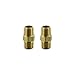 Milton Industries (MIL646) Male Hex Nipple Brass Fitting - 2 Pack