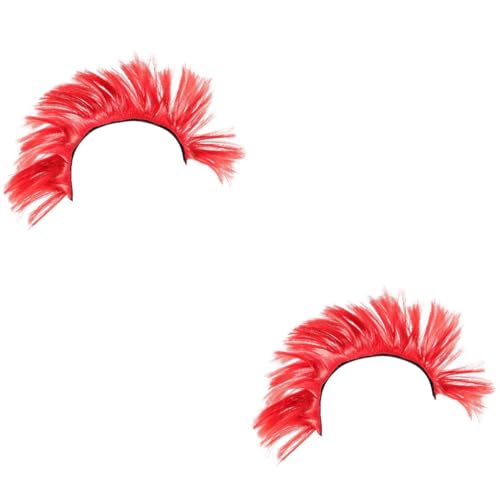 Accesorio para casco de motocicleta: set de 2 pelucas de entrenamiento BESPORTBLE