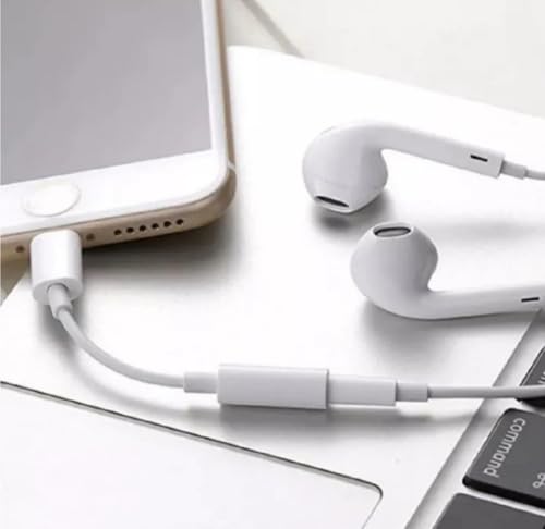 Cabo Adaptador para Fone de Ouvido Lightning x P2 3,5mm, Compatível com iPhone
